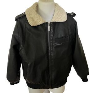 Boys Member's Only Jacket - Black - Size 5